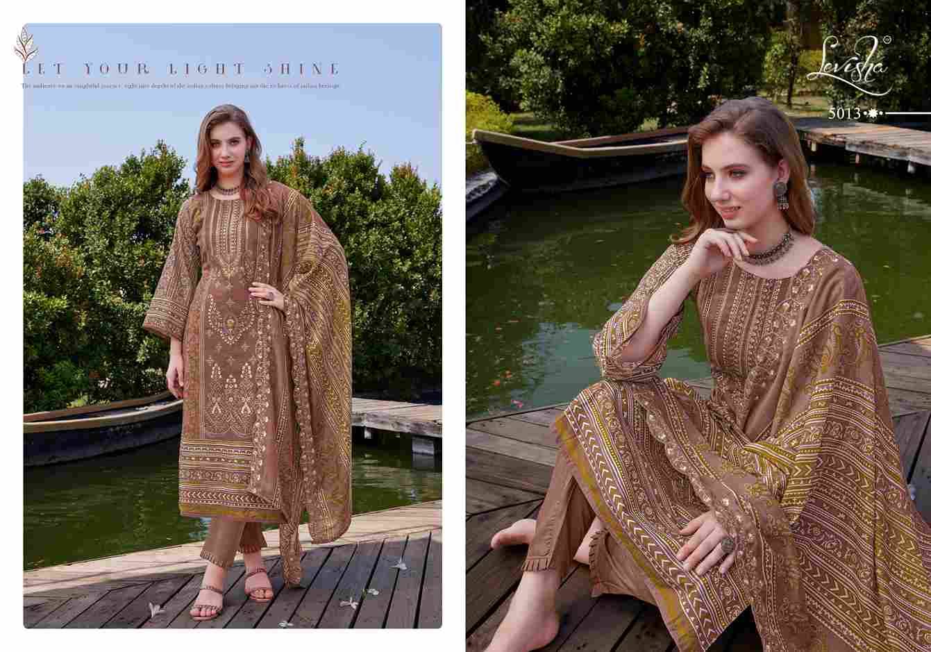 Madhubala Vol-5 By Levisha 5013 To 5020 Series Festive Suits Beautiful Fancy Colorful Stylish Party Wear & Occasional Wear Cambric Lawn Cotton Dresses At Wholesale Price