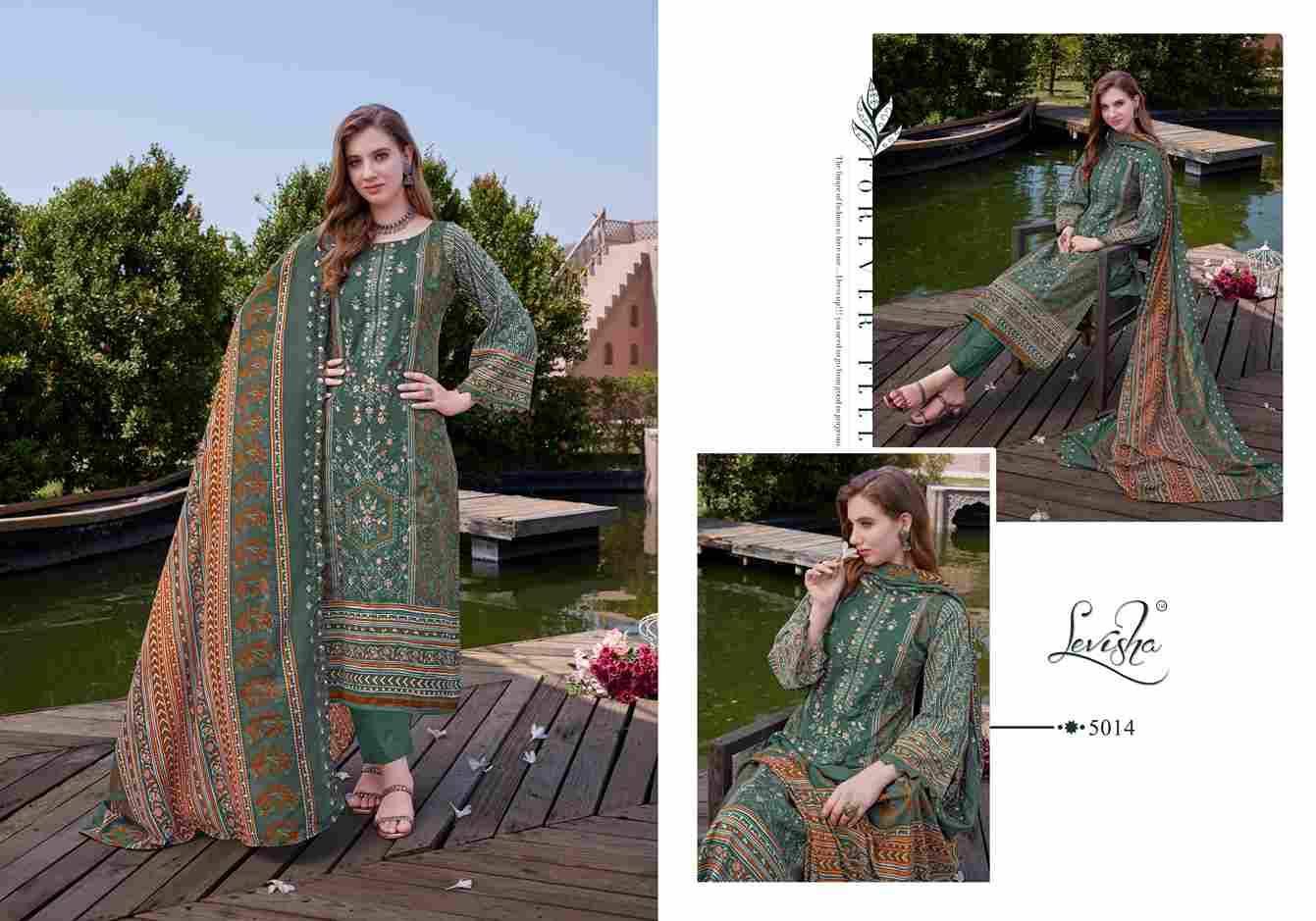 Madhubala Vol-5 By Levisha 5013 To 5020 Series Festive Suits Beautiful Fancy Colorful Stylish Party Wear & Occasional Wear Cambric Lawn Cotton Dresses At Wholesale Price
