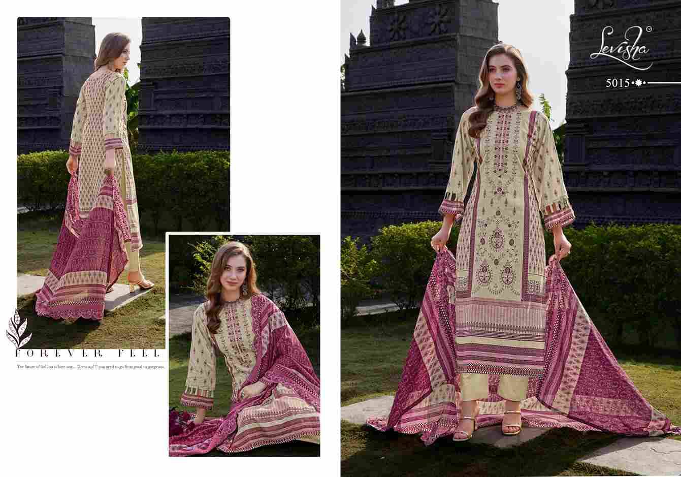 Madhubala Vol-5 By Levisha 5013 To 5020 Series Festive Suits Beautiful Fancy Colorful Stylish Party Wear & Occasional Wear Cambric Lawn Cotton Dresses At Wholesale Price
