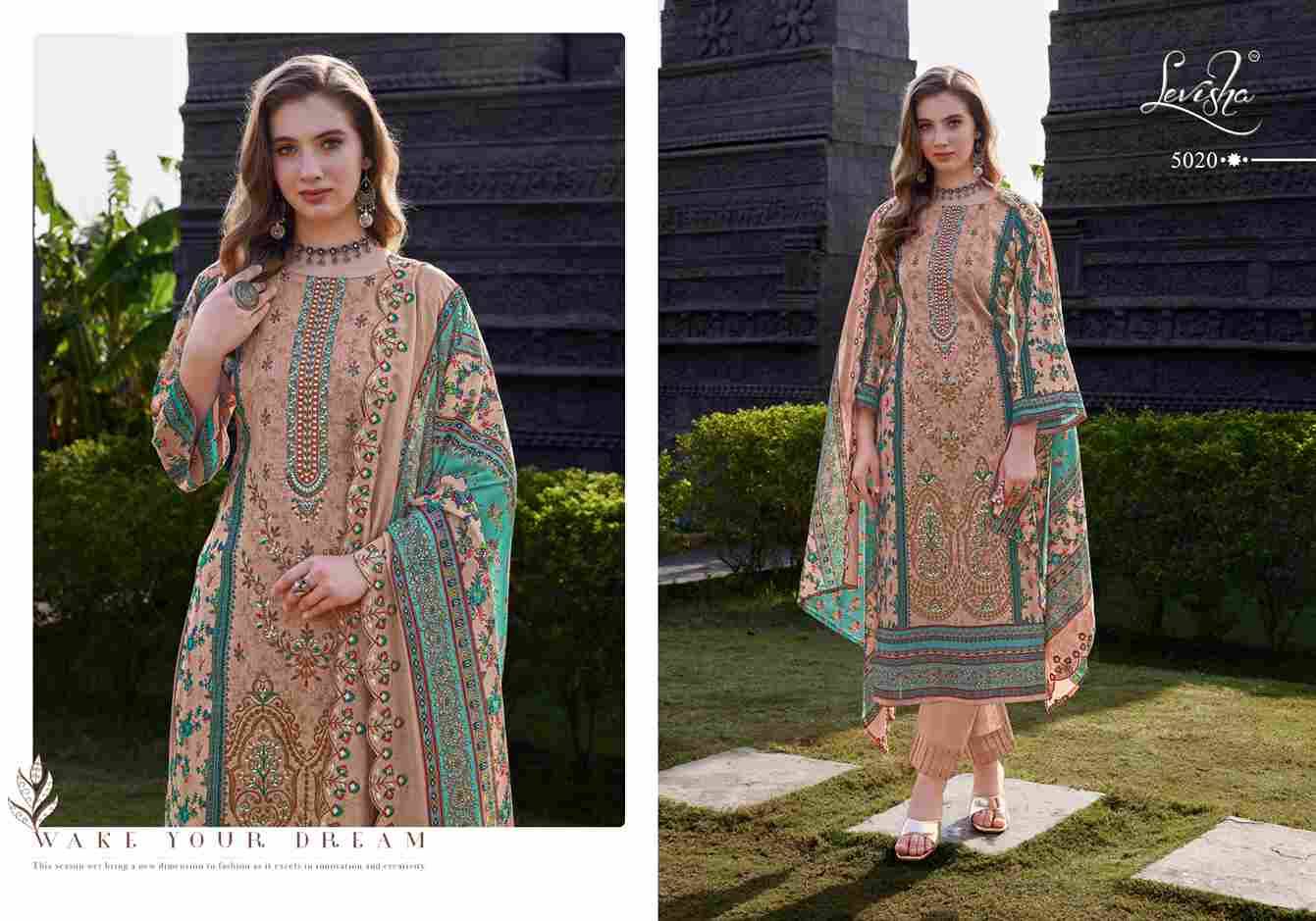 Madhubala Vol-5 By Levisha 5013 To 5020 Series Festive Suits Beautiful Fancy Colorful Stylish Party Wear & Occasional Wear Cambric Lawn Cotton Dresses At Wholesale Price