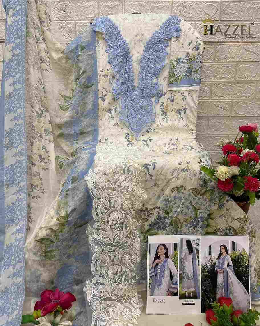 Hazzel Hit Design 0309 By Hazzel Beautiful Pakistani Suits Stylish Fancy Colorful Party Wear & Occasional Wear Pure Cotton Embroidery Dresses At Wholesale Price
