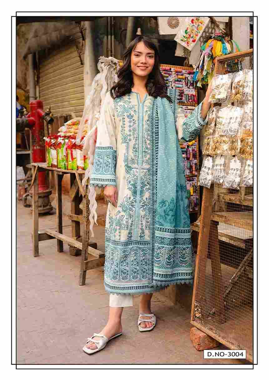 Alara Vol-3 By Hala 3001 To 3006 Series Beautiful Festive Suits Stylish Fancy Colorful Casual Wear & Ethnic Wear Lawn Cotton Digital Print Dresses At Wholesale Price