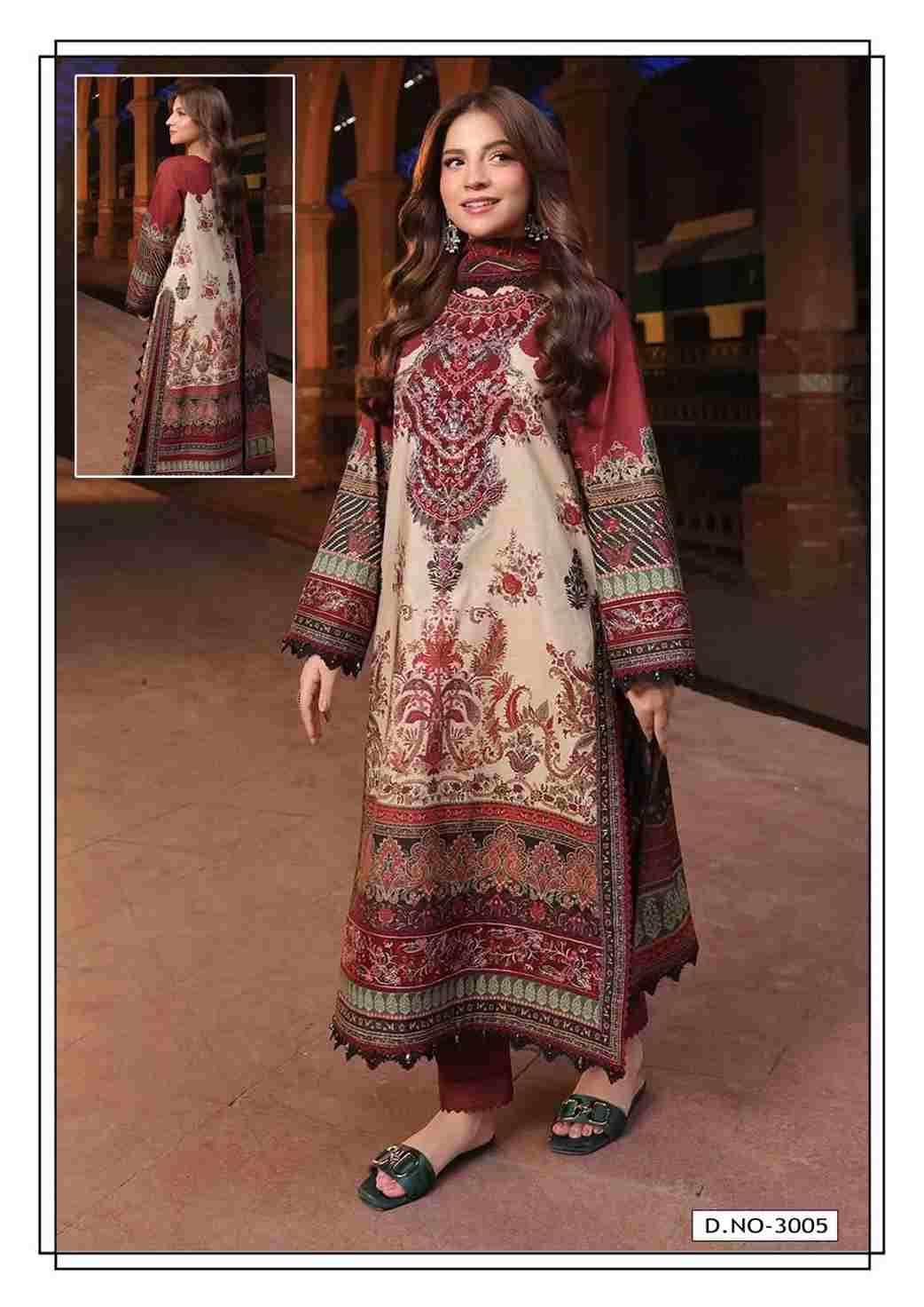 Alara Vol-3 By Hala 3001 To 3006 Series Beautiful Festive Suits Stylish Fancy Colorful Casual Wear & Ethnic Wear Lawn Cotton Digital Print Dresses At Wholesale Price