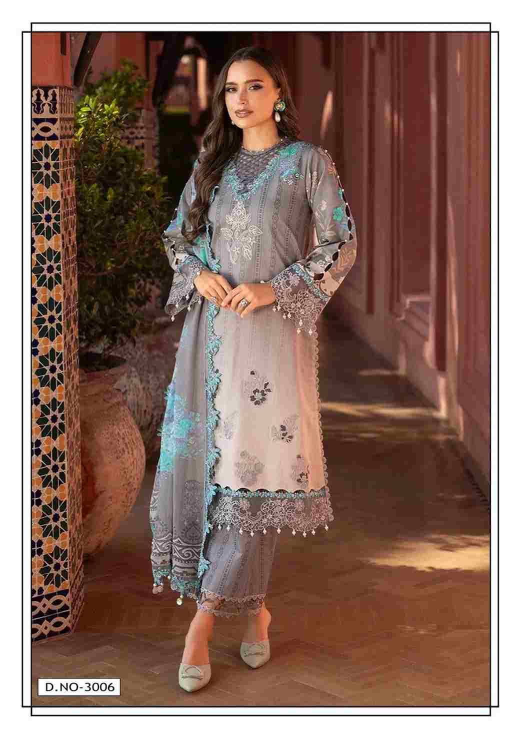 Alara Vol-3 By Hala 3001 To 3006 Series Beautiful Festive Suits Stylish Fancy Colorful Casual Wear & Ethnic Wear Lawn Cotton Digital Print Dresses At Wholesale Price