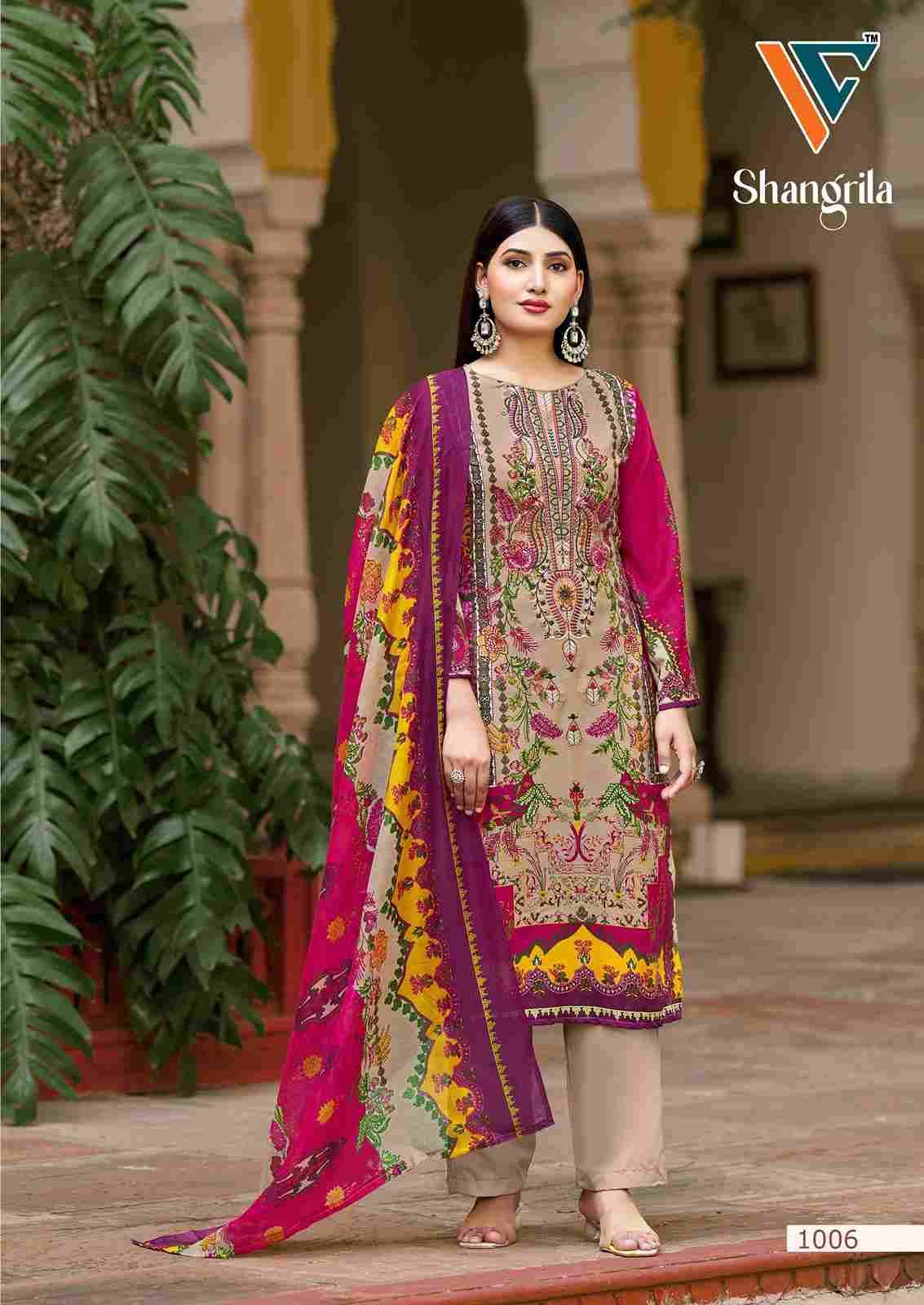Shangrila Vol-1 By Vandana Creation 1001 To 1008 Series Beautiful Festive Suits Stylish Fancy Colorful Casual Wear & Ethnic Wear Rayon Print Dresses At Wholesale Price