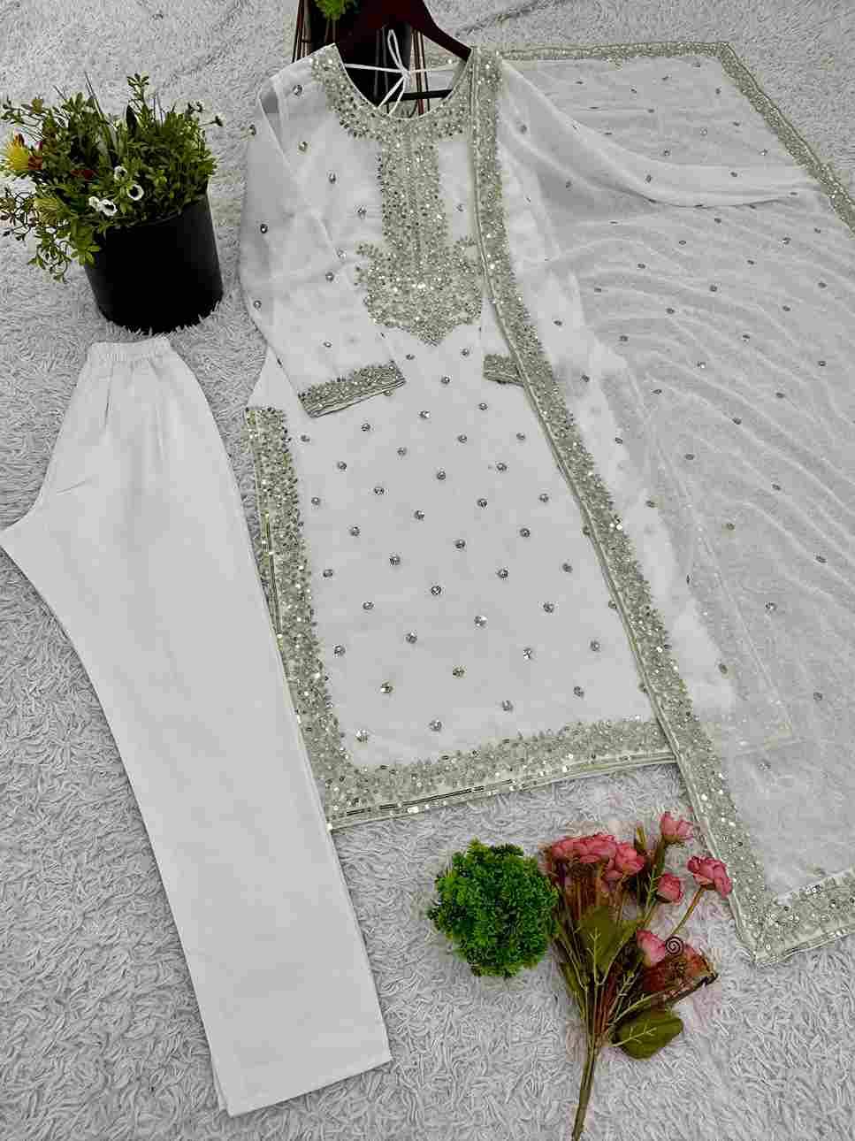 Sf-1025 By Fashid Wholesale Suits Beautiful Fancy Colorful Stylish Party Wear & Occasional Wear Heavy Georgette Dresses At Wholesale Price