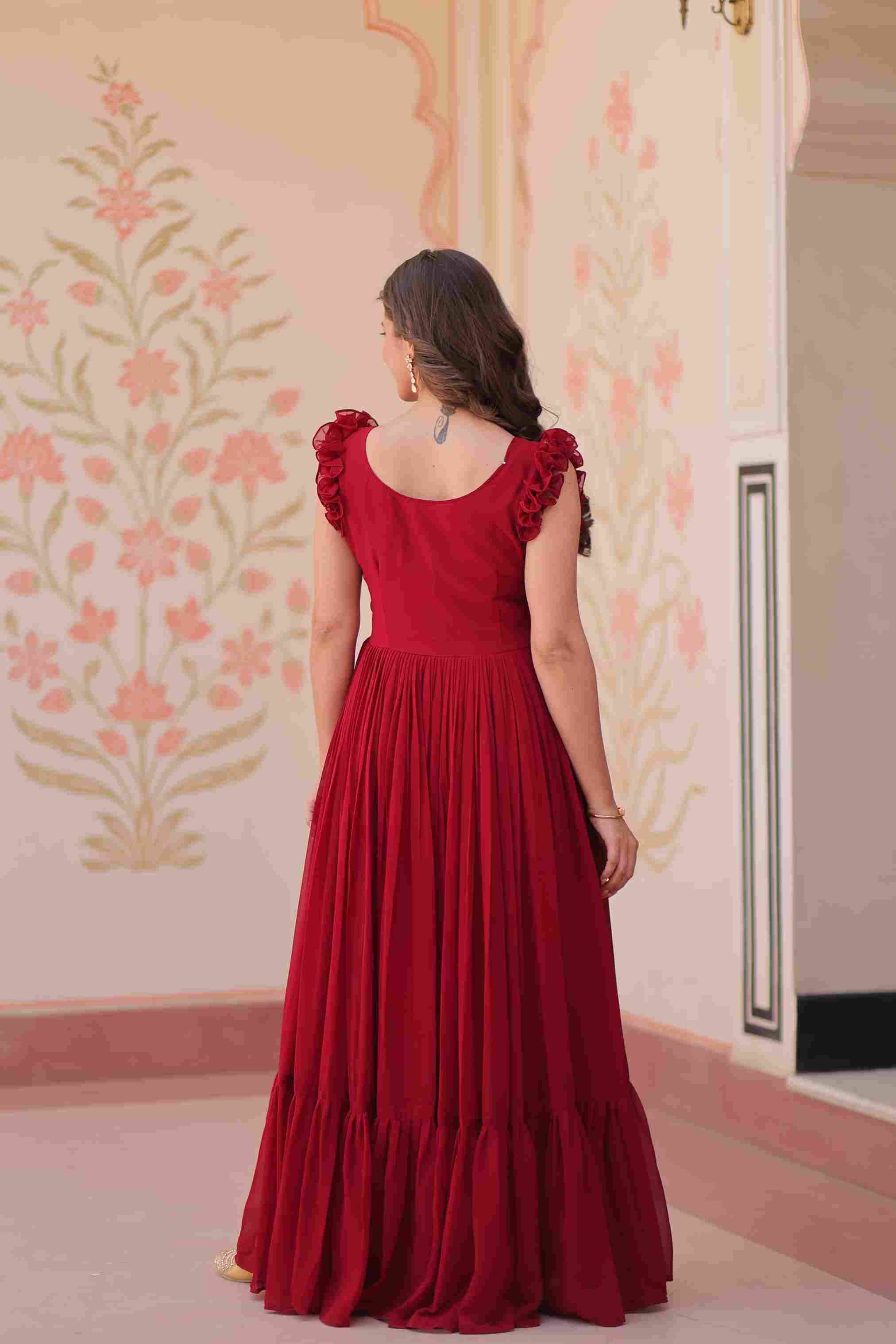 Sf-1030 By Fashid Wholesale 01 To 03 Series Suits Beautiful Fancy Colorful Stylish Party Wear & Occasional Wear Faux Blooming Gown At Wholesale Price