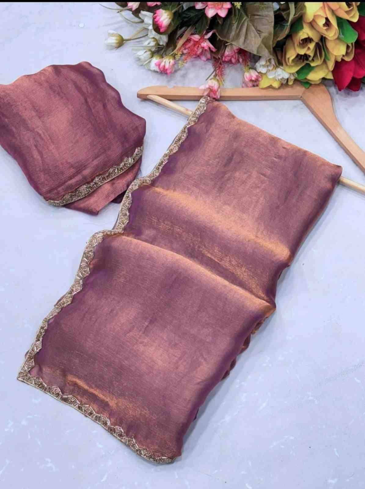 Hf-09 By Fashid Wholesale 01 To 05 Series Indian Traditional Wear Collection Beautiful Stylish Fancy Colorful Party Wear & Occasional Wear Fendy Chiffon Sarees At Wholesale Price