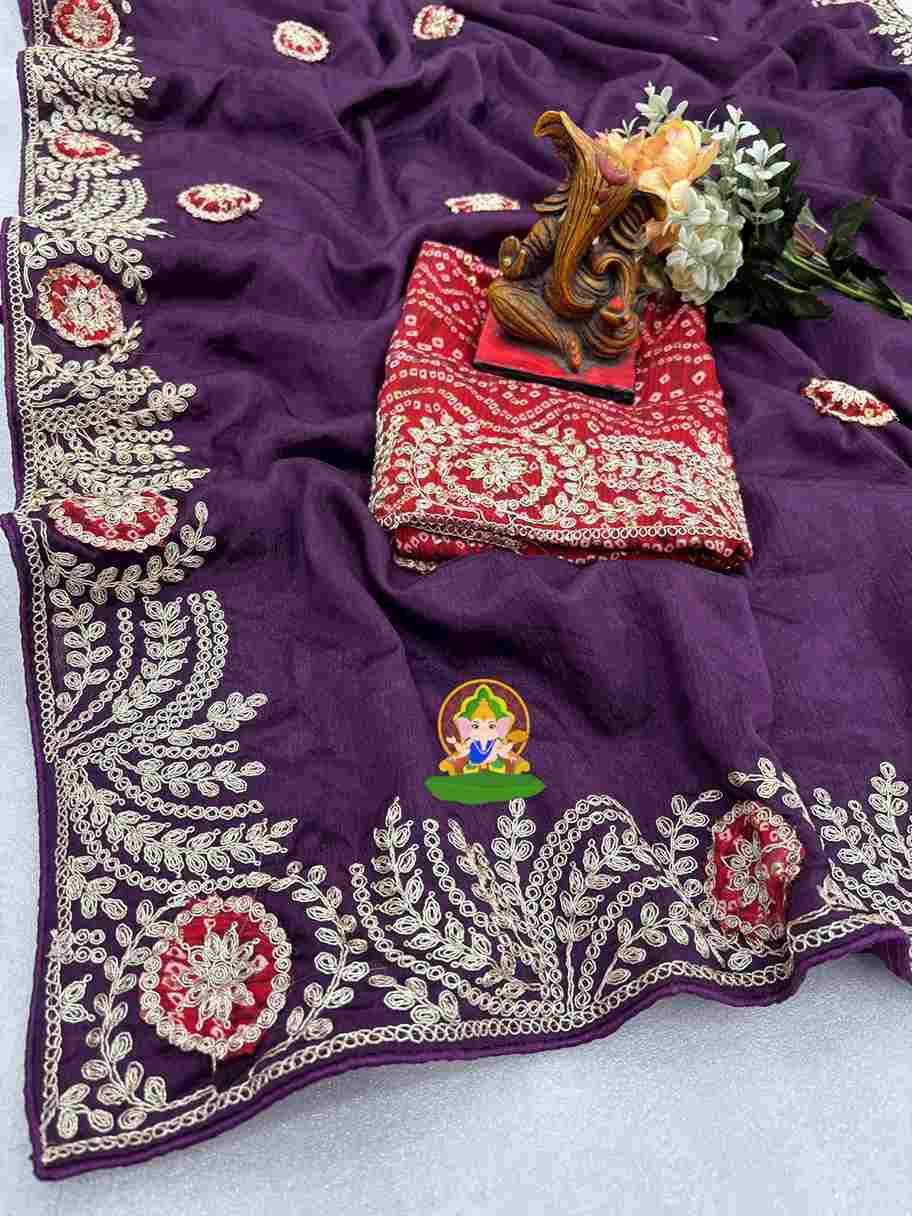 Hf-11 By Fashid Wholesale 01 To 04 Series Indian Traditional Wear Collection Beautiful Stylish Fancy Colorful Party Wear & Occasional Wear Chinnon Sarees At Wholesale Price