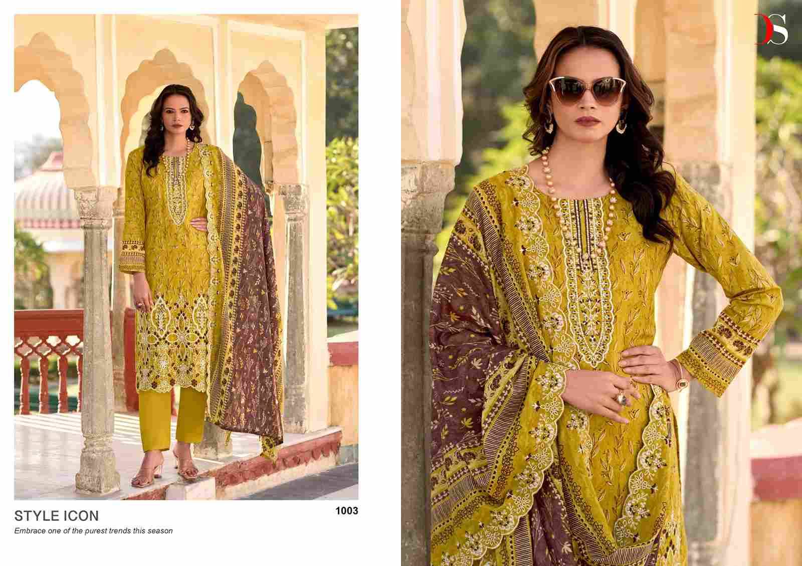 Bin Saeed Vol-14 By Deepsy Suits 1001 To 1006 Series Designer Pakistani Suits Beautiful Stylish Fancy Colorful Party Wear & Occasional Wear Pure Cotton Dresses At Wholesale Price