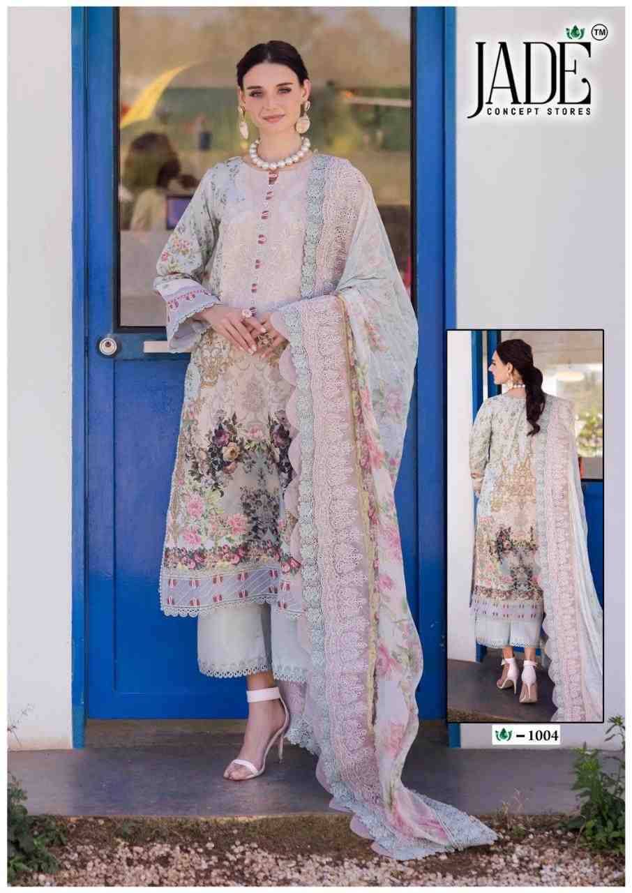 Crimson Exclusive Collection Vol-10 By Jade 1001 To 1006 Series Beautiful Suits Stylish Colorful Fancy Casual Wear & Ethnic Wear Pure Heavy Lawn Print Dresses At Wholesale Price