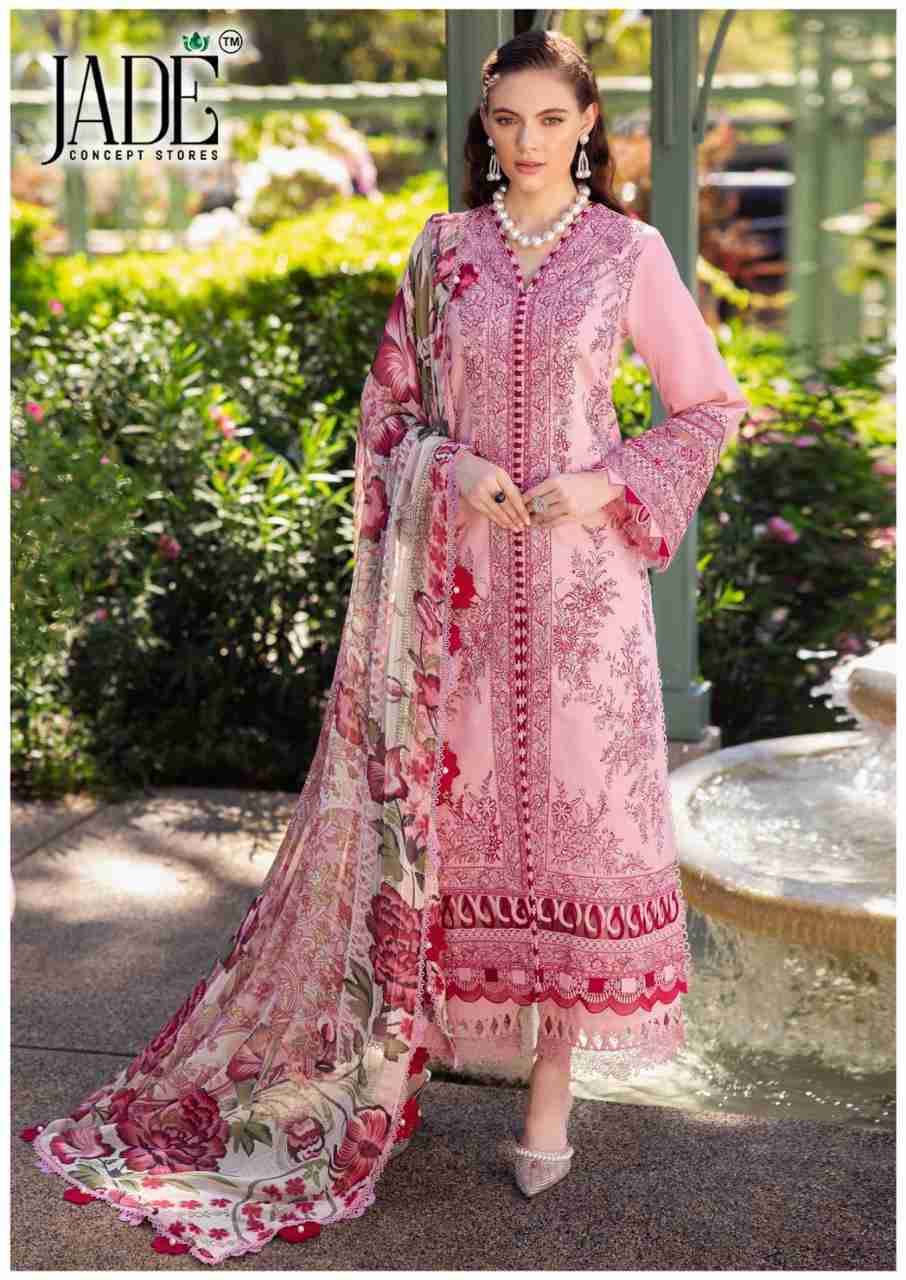 Crimson Exclusive Collection Vol-10 By Jade 1001 To 1006 Series Beautiful Suits Stylish Colorful Fancy Casual Wear & Ethnic Wear Pure Heavy Lawn Print Dresses At Wholesale Price