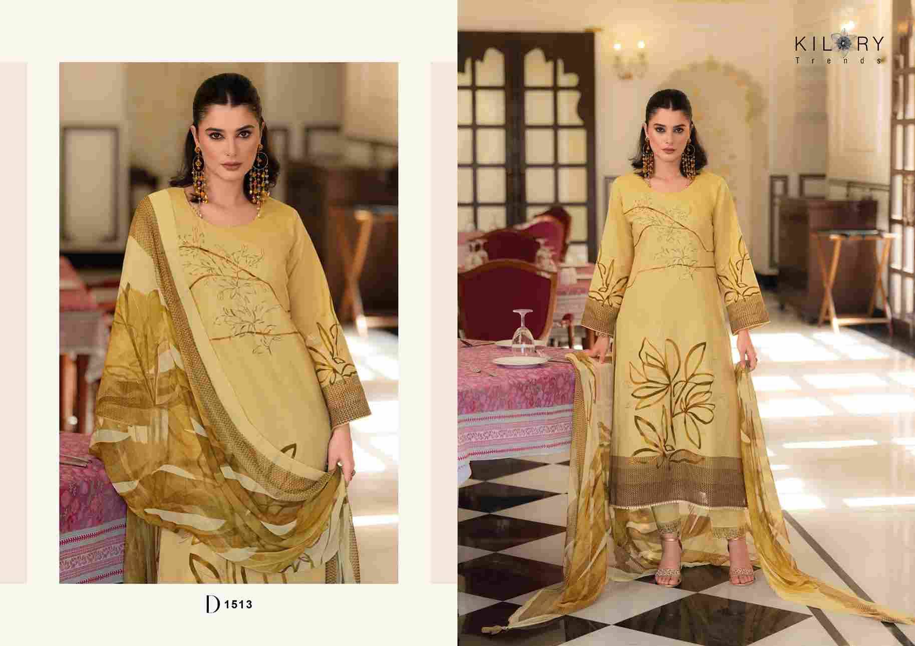 Zareena By Kilory 1511 To 1514 Series Beautiful Festive Suits Colorful Stylish Fancy Casual Wear & Ethnic Wear Pure Cotton Slub Dresses At Wholesale Price