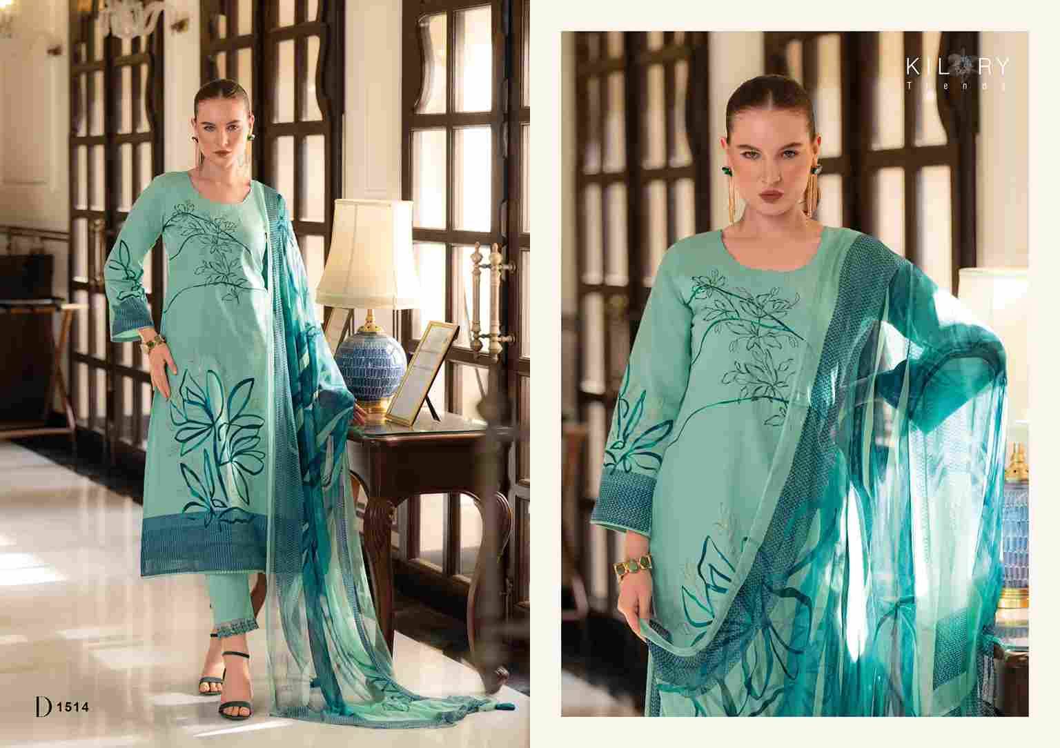 Zareena By Kilory 1511 To 1514 Series Beautiful Festive Suits Colorful Stylish Fancy Casual Wear & Ethnic Wear Pure Cotton Slub Dresses At Wholesale Price