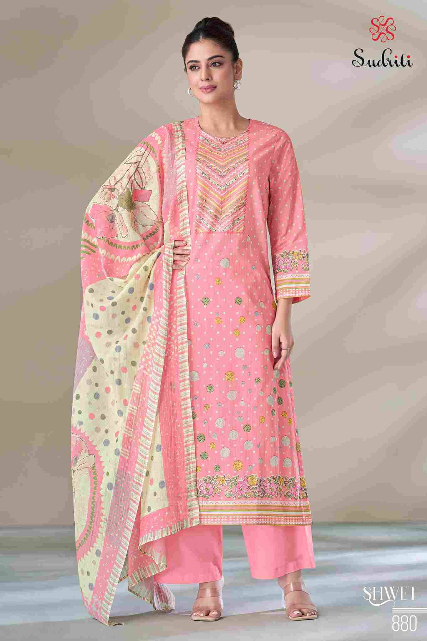 Shwet By Sudriti Beautiful Stylish Festive Suits Fancy Colorful Casual Wear & Ethnic Wear & Ready To Wear Cotton Lawn Print Dresses At Wholesale Price