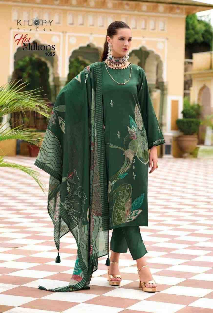 Hot Millions By Kilory 1091 To 1098 Series Beautiful Festive Suits Colorful Stylish Fancy Casual Wear & Ethnic Wear Pure Viscose Silk Dresses At Wholesale Price