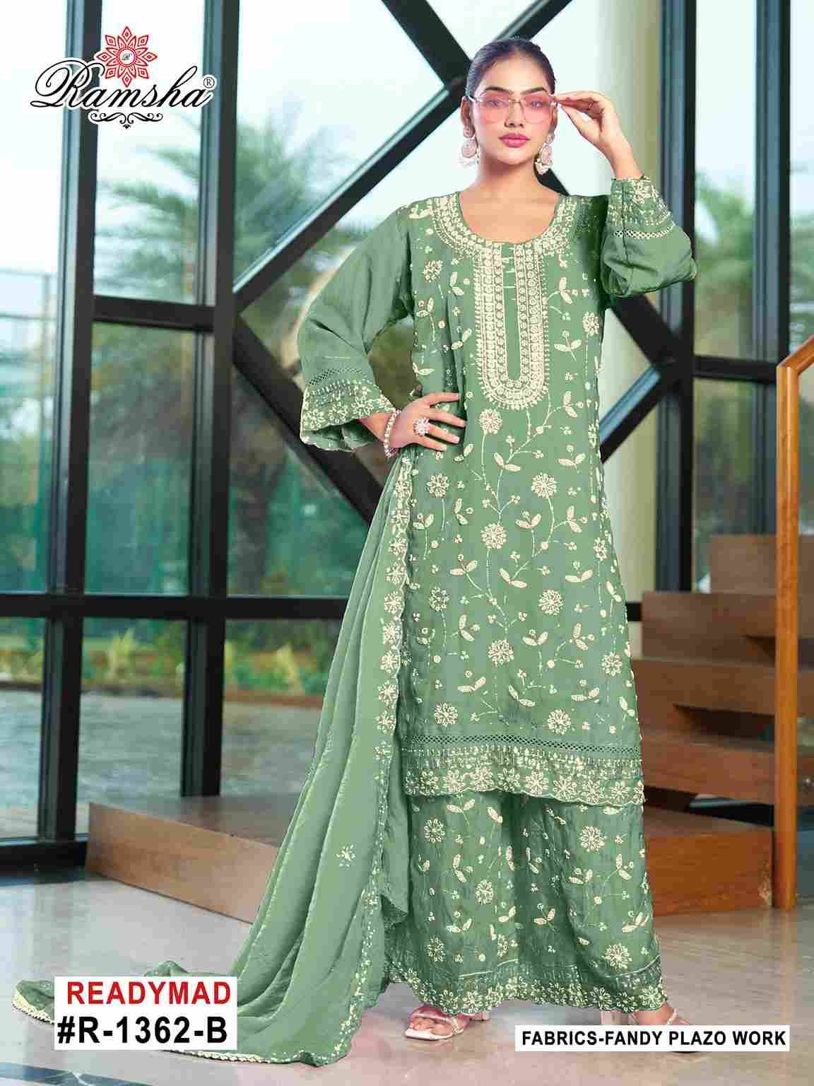 Ramsha 1362 Colours By Ramsha 1362-A To 1362-D Series Designer Pakistani Suits Beautiful Fancy Colorful Stylish Party Wear & Occasional Wear Fandy Embroidered Dresses At Wholesale Price