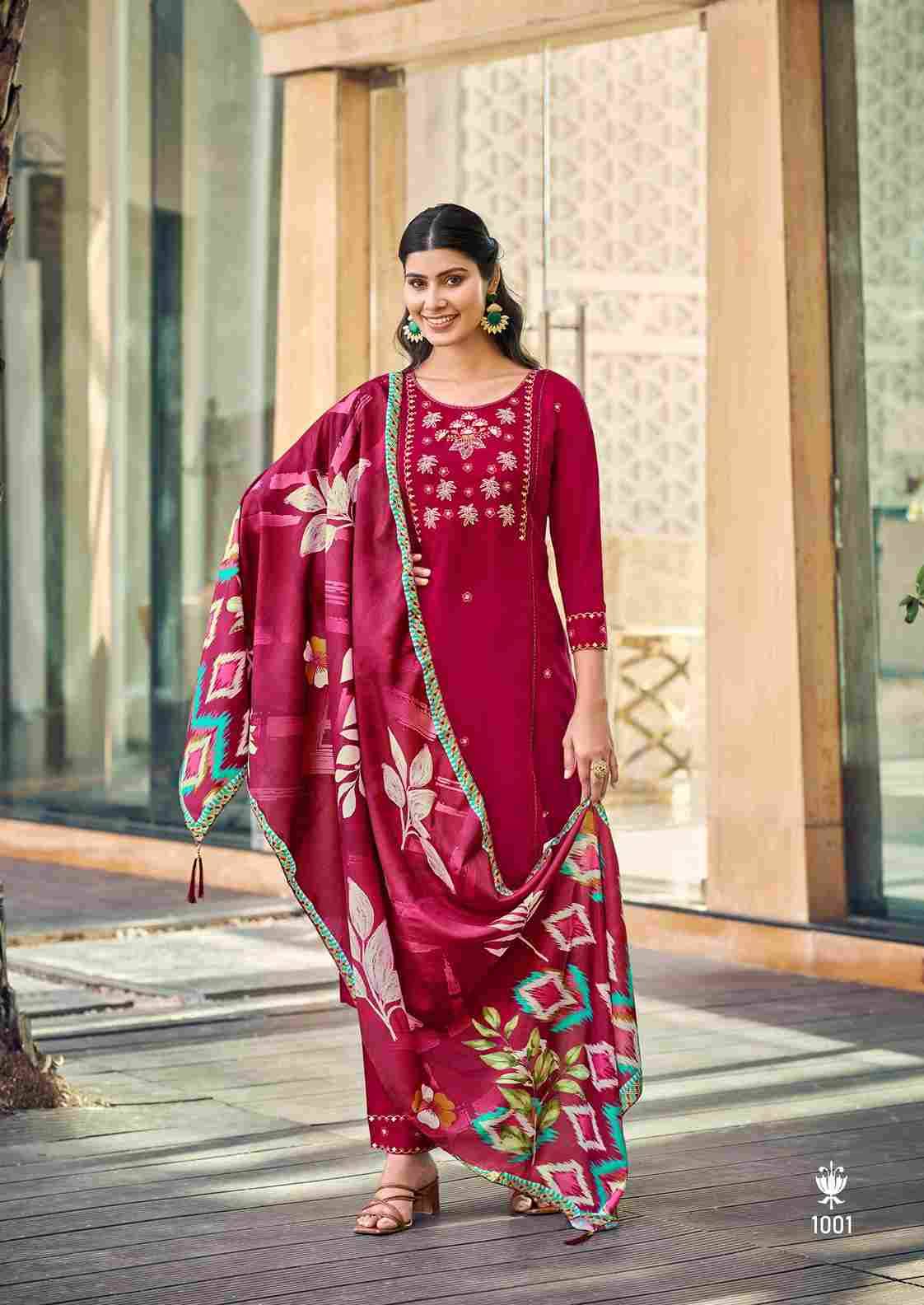 Butterfly By Woodee 1001 To 1006 Series Beautiful Festive Suits Colorful Stylish Fancy Casual Wear & Ethnic Wear Rayon Print Dresses At Wholesale Price