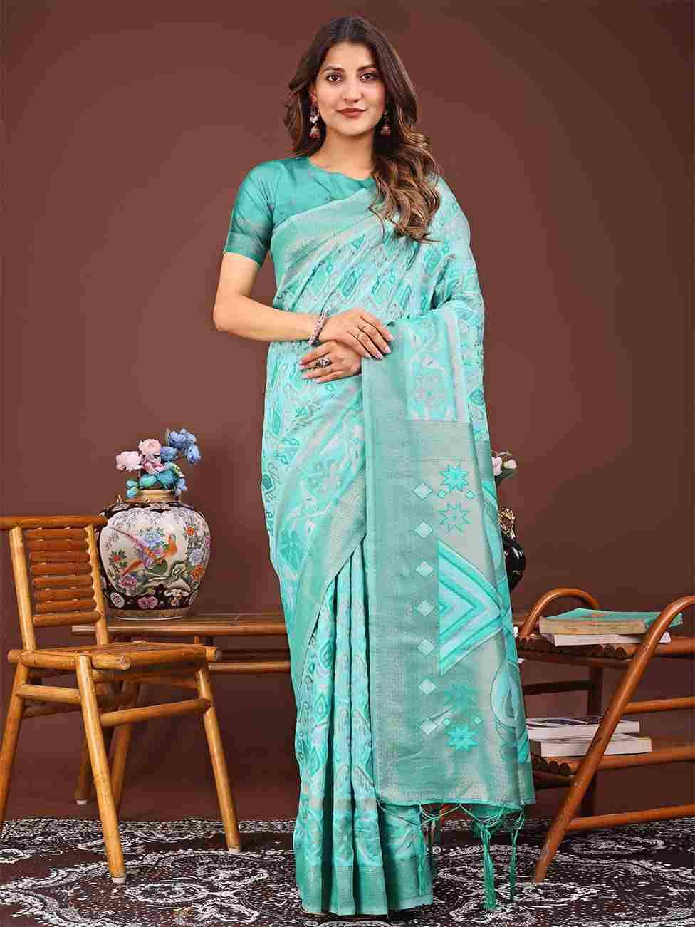 Kritika By Fashid Wholesale 1001 To 1006 Series Indian Traditional Wear Collection Beautiful Stylish Fancy Colorful Party Wear & Occasional Wear Linen Cotton Sarees At Wholesale Price