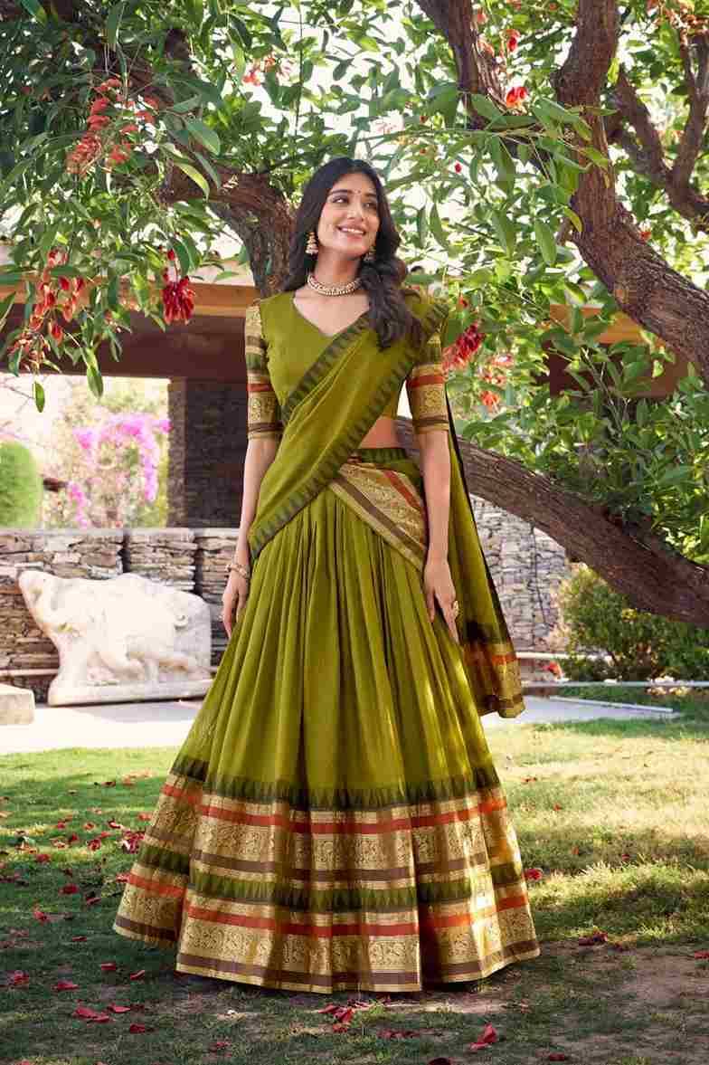 Nirupa By Fashid Wholesale 1902-A To 1902-D Series Beautiful Colorful Fancy Wedding Collection Occasional Wear & Party Wear Pure Chanderi Lehengas At Wholesale Price