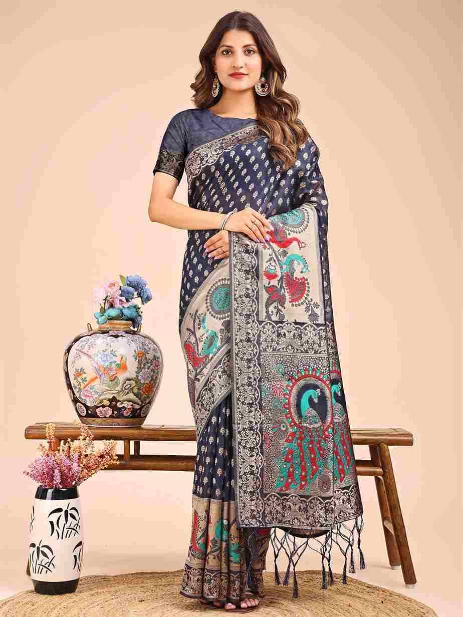 Zareen By Fashid Wholesale 1001 To 1006 Series Indian Traditional Wear Collection Beautiful Stylish Fancy Colorful Party Wear & Occasional Wear Linen Cotton Sarees At Wholesale Price