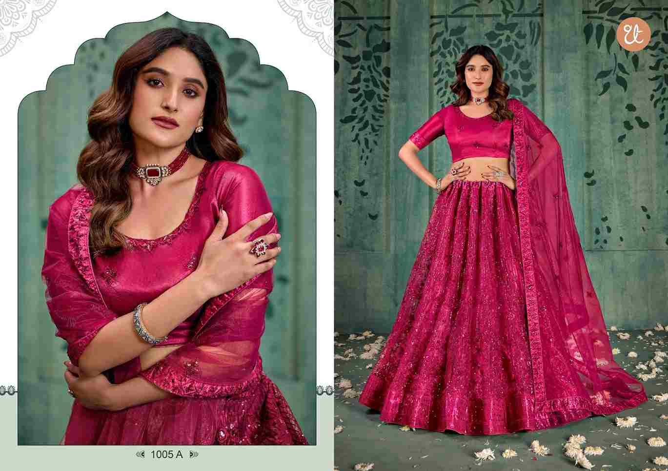 Elegance Vol-2 By Thread Thrill 1005-A To 1005-E Series Designer Beautiful Wedding Bridal Collection Occasional Wear & Party Wear Net Lehengas At Wholesale Price