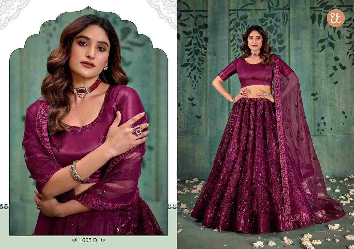 Elegance Vol-2 By Thread Thrill 1005-A To 1005-E Series Designer Beautiful Wedding Bridal Collection Occasional Wear & Party Wear Net Lehengas At Wholesale Price