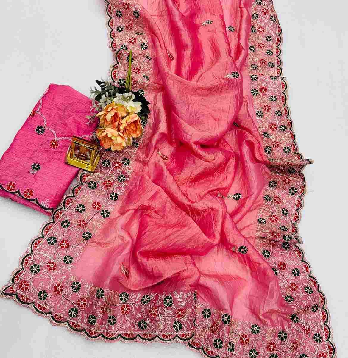 Hf-14 By Fashid Wholesale 01 To 06 Series Indian Traditional Wear Collection Beautiful Stylish Fancy Colorful Party Wear & Occasional Wear Heavy Gold Crush Silk Sarees At Wholesale Price