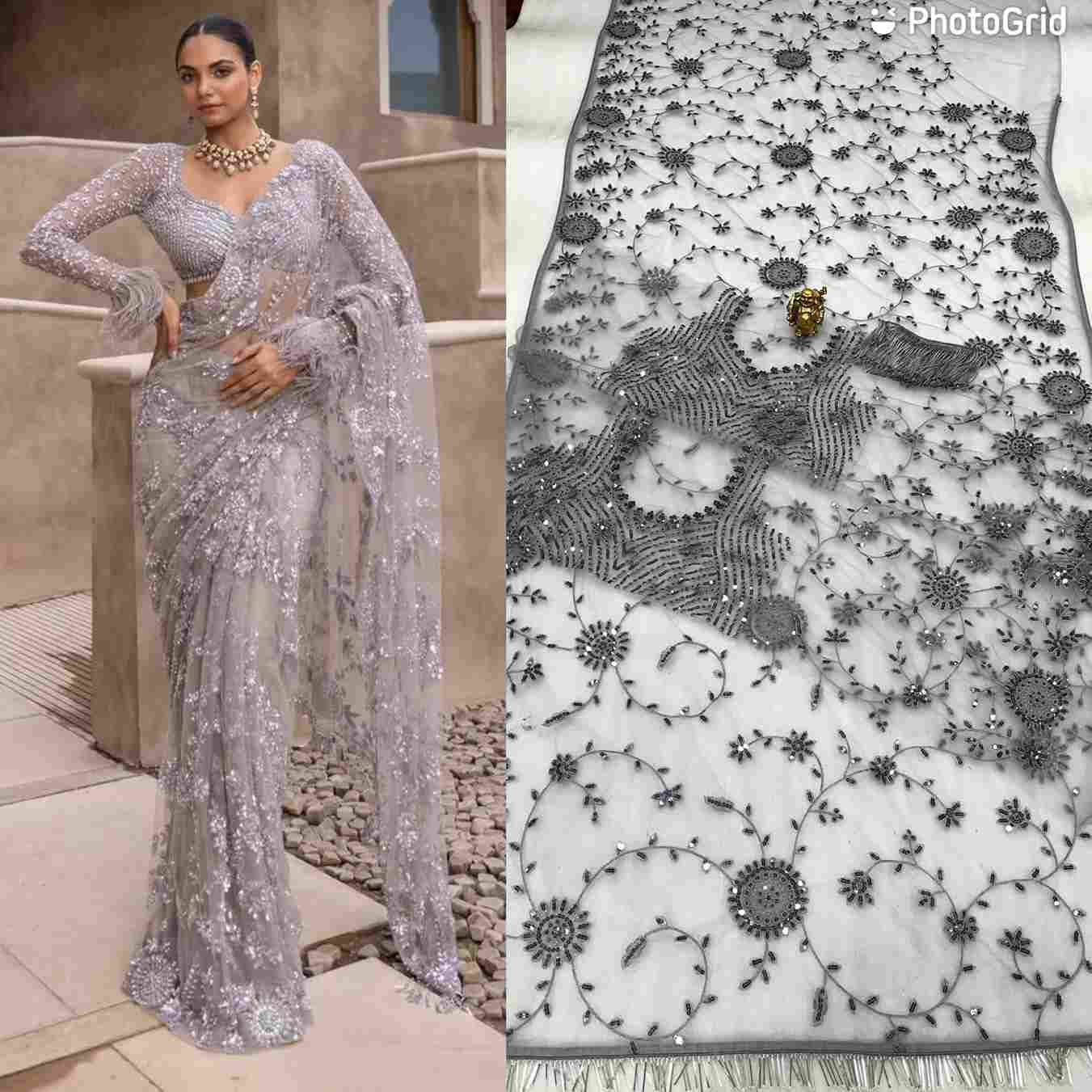 Hf-17 By Fashid Wholesale 01 To 06 Series Indian Traditional Wear Collection Beautiful Stylish Fancy Colorful Party Wear & Occasional Wear Heavy Mono Net Sarees At Wholesale Price