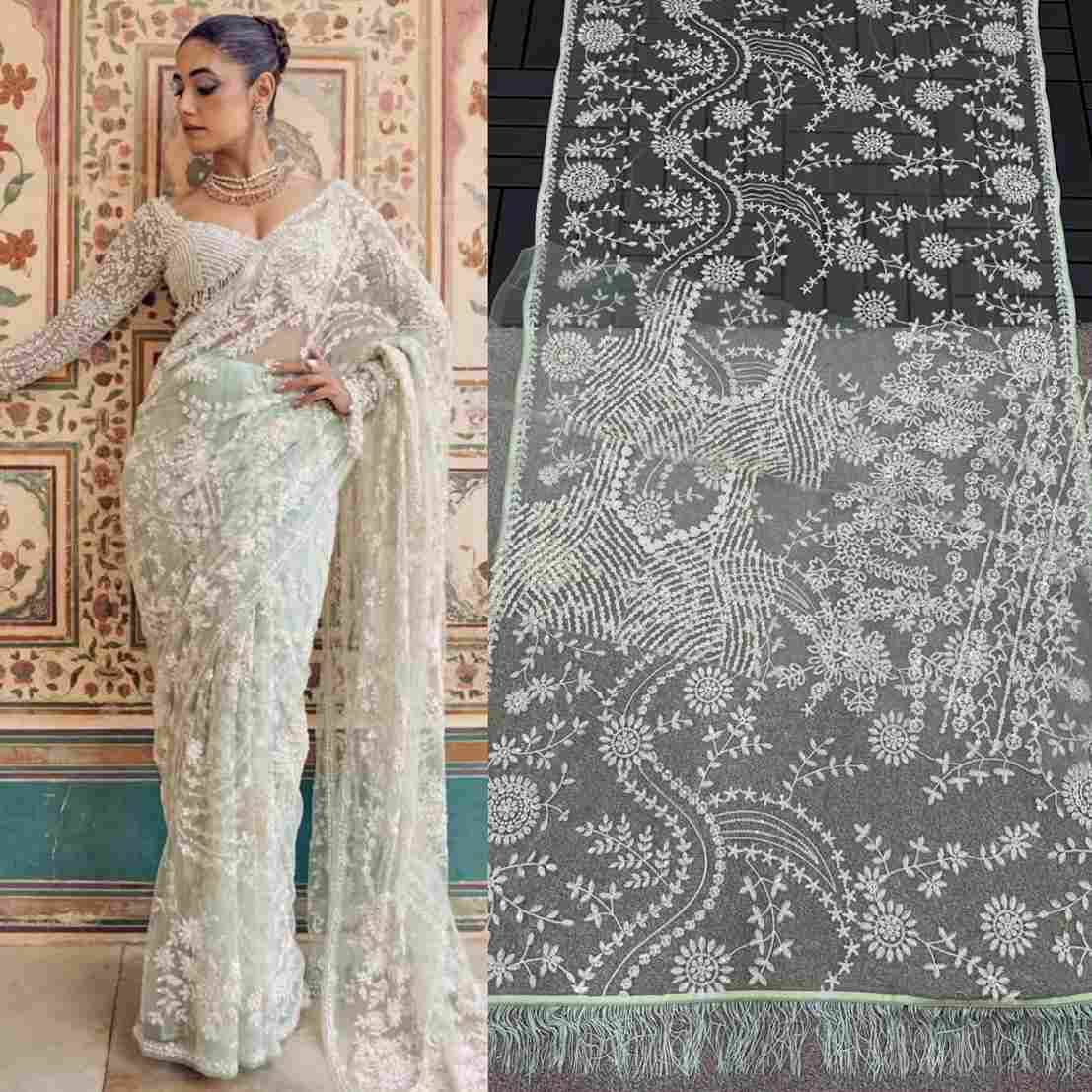 Hf-17 By Fashid Wholesale 01 To 06 Series Indian Traditional Wear Collection Beautiful Stylish Fancy Colorful Party Wear & Occasional Wear Heavy Mono Net Sarees At Wholesale Price