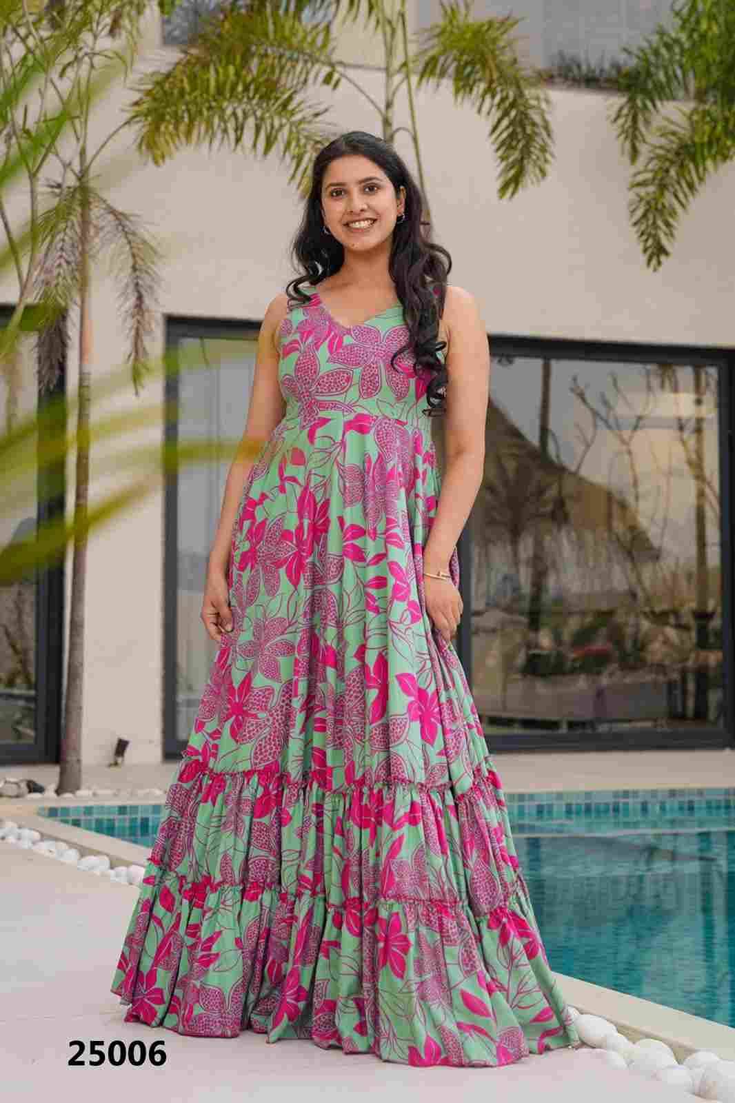 Lucaya Vol-25 By Fashid Wholesale 25001 To 25008 Series Designer Stylish Fancy Colorful Beautiful Party Wear & Ethnic Wear Collection Heavy Rayon Gowns At Wholesale Price