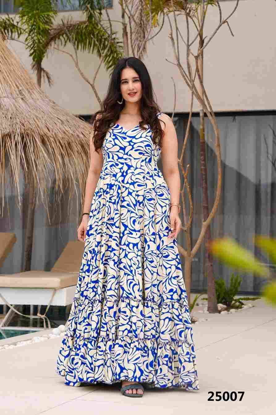Lucaya Vol-25 By Fashid Wholesale 25001 To 25008 Series Designer Stylish Fancy Colorful Beautiful Party Wear & Ethnic Wear Collection Heavy Rayon Gowns At Wholesale Price