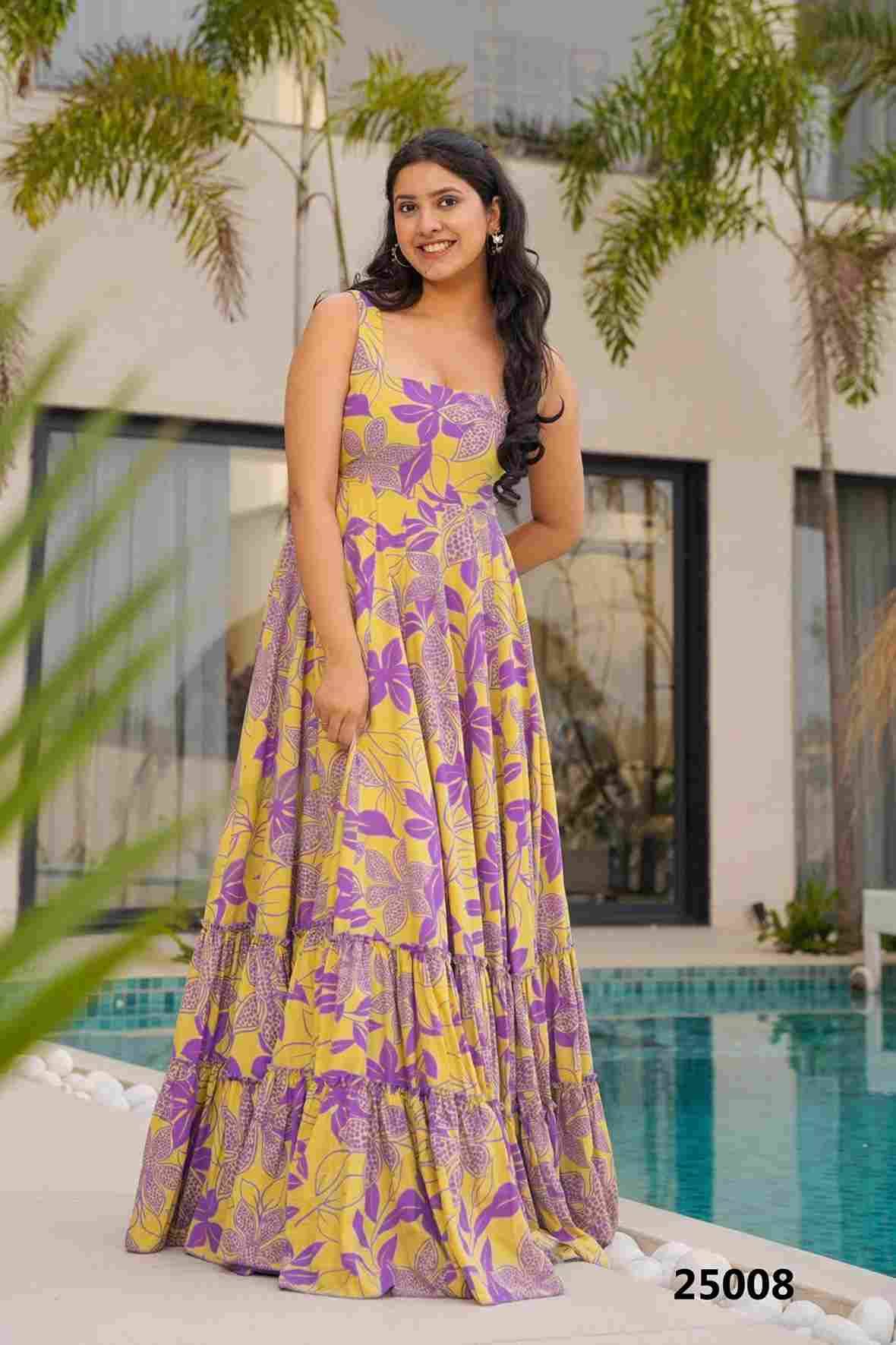 Lucaya Vol-25 By Fashid Wholesale 25001 To 25008 Series Designer Stylish Fancy Colorful Beautiful Party Wear & Ethnic Wear Collection Heavy Rayon Gowns At Wholesale Price