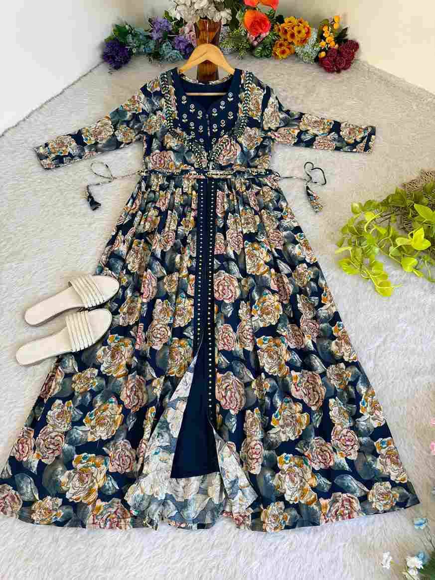 Mb-437 By Fashid Wholesale Designer Beautiful Collection Occasional Wear & Party Wear Heavy Rayon Gowns At Wholesale Price