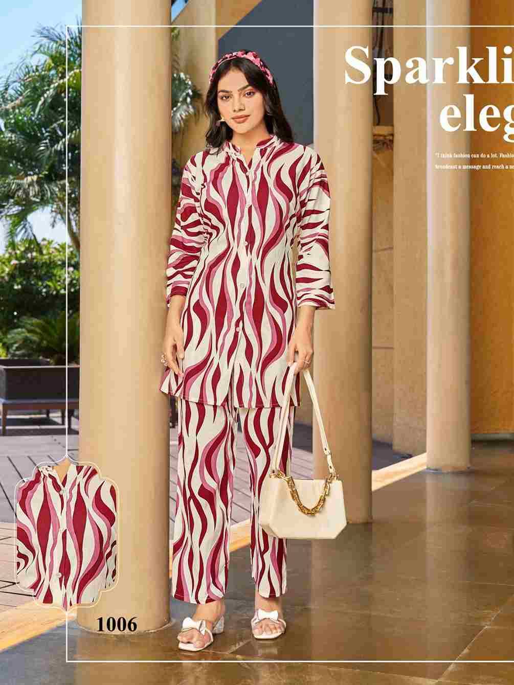 Summer Spacial Vol-1 By Sankheswer 1001 To 1010 Series Designer Stylish Fancy Colorful Beautiful Party Wear & Ethnic Wear Collection Rayon Co-Ord At Wholesale Price