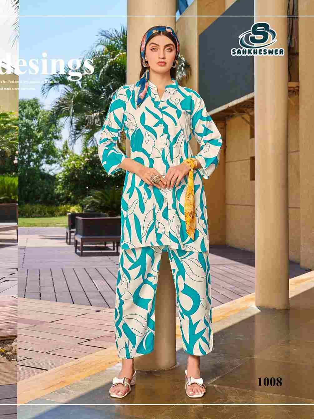Summer Spacial Vol-1 By Sankheswer 1001 To 1010 Series Designer Stylish Fancy Colorful Beautiful Party Wear & Ethnic Wear Collection Rayon Co-Ord At Wholesale Price