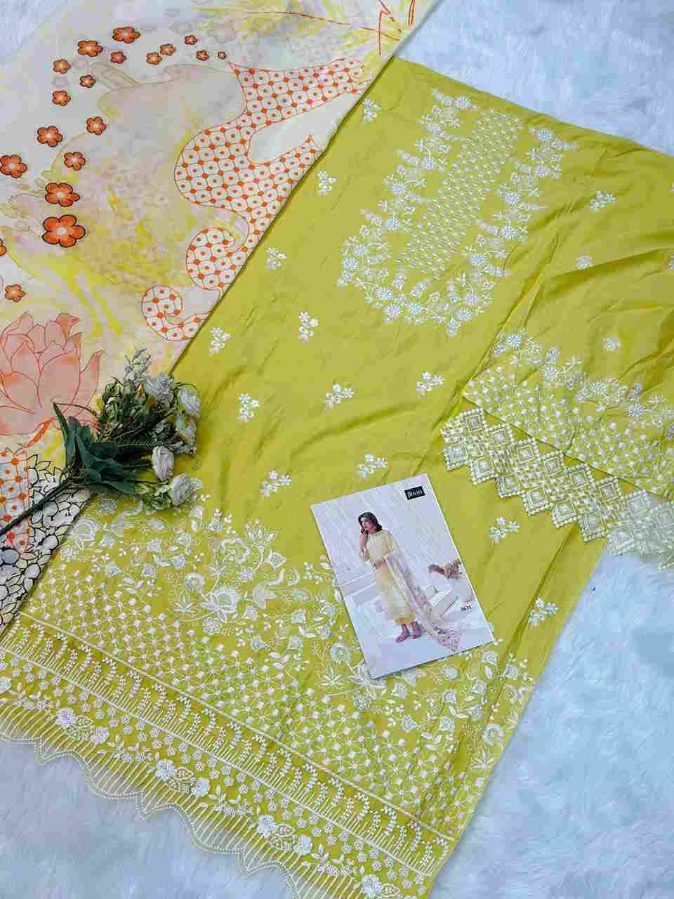 Ombre Lawn Collection Vol-4 By Jihan 3629 To 3632 Series Designer Pakistani Suits Beautiful Fancy Stylish Colorful Party Wear & Occasional Wear Cotton Dresses At Wholesale Price
