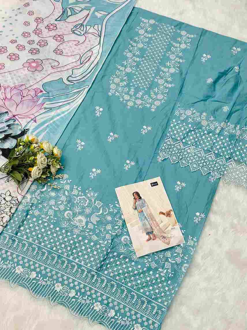 Ombre Lawn Collection Vol-4 By Jihan 3629 To 3632 Series Designer Pakistani Suits Beautiful Fancy Stylish Colorful Party Wear & Occasional Wear Cotton Dresses At Wholesale Price