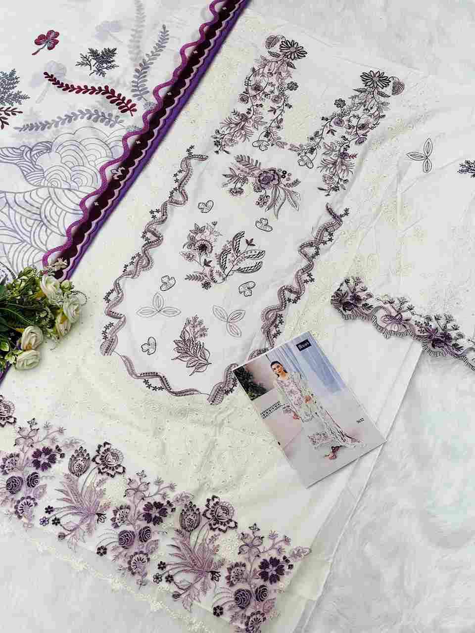 Ombre Lawn Collection Vol-4 By Jihan 3629 To 3632 Series Designer Pakistani Suits Beautiful Fancy Stylish Colorful Party Wear & Occasional Wear Cotton Dresses At Wholesale Price