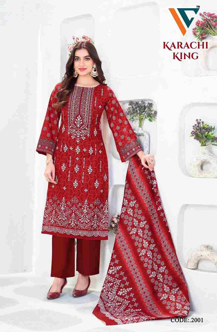 Karachi King Vol-20 By Vandana Creation 2001 To 2008 Series Beautiful Festive Suits Stylish Fancy Colorful Casual Wear & Ethnic Wear Cotton Print Dresses At Wholesale Price