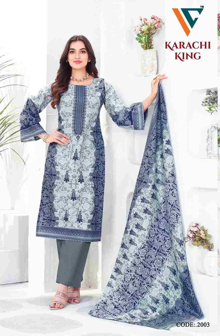 Karachi King Vol-20 By Vandana Creation 2001 To 2008 Series Beautiful Festive Suits Stylish Fancy Colorful Casual Wear & Ethnic Wear Cotton Print Dresses At Wholesale Price