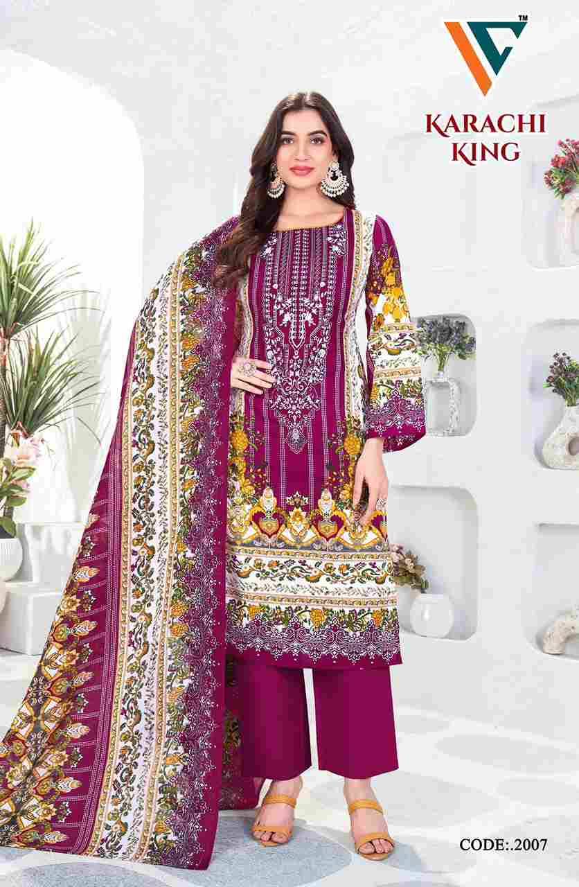 Karachi King Vol-20 By Vandana Creation 2001 To 2008 Series Beautiful Festive Suits Stylish Fancy Colorful Casual Wear & Ethnic Wear Cotton Print Dresses At Wholesale Price