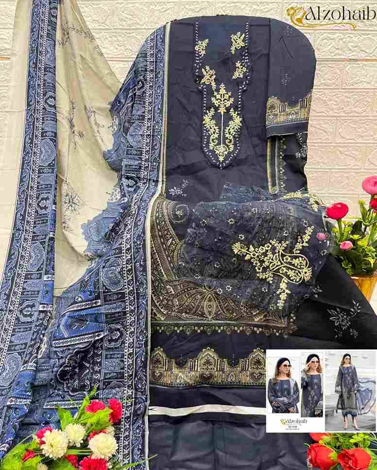 Alzohaib Hit Design 1128 By Alzohaib Beautiful Pakistani Suits Stylish Fancy Colorful Party Wear & Occasional Wear Pure Cotton Print Dresses At Wholesale Price