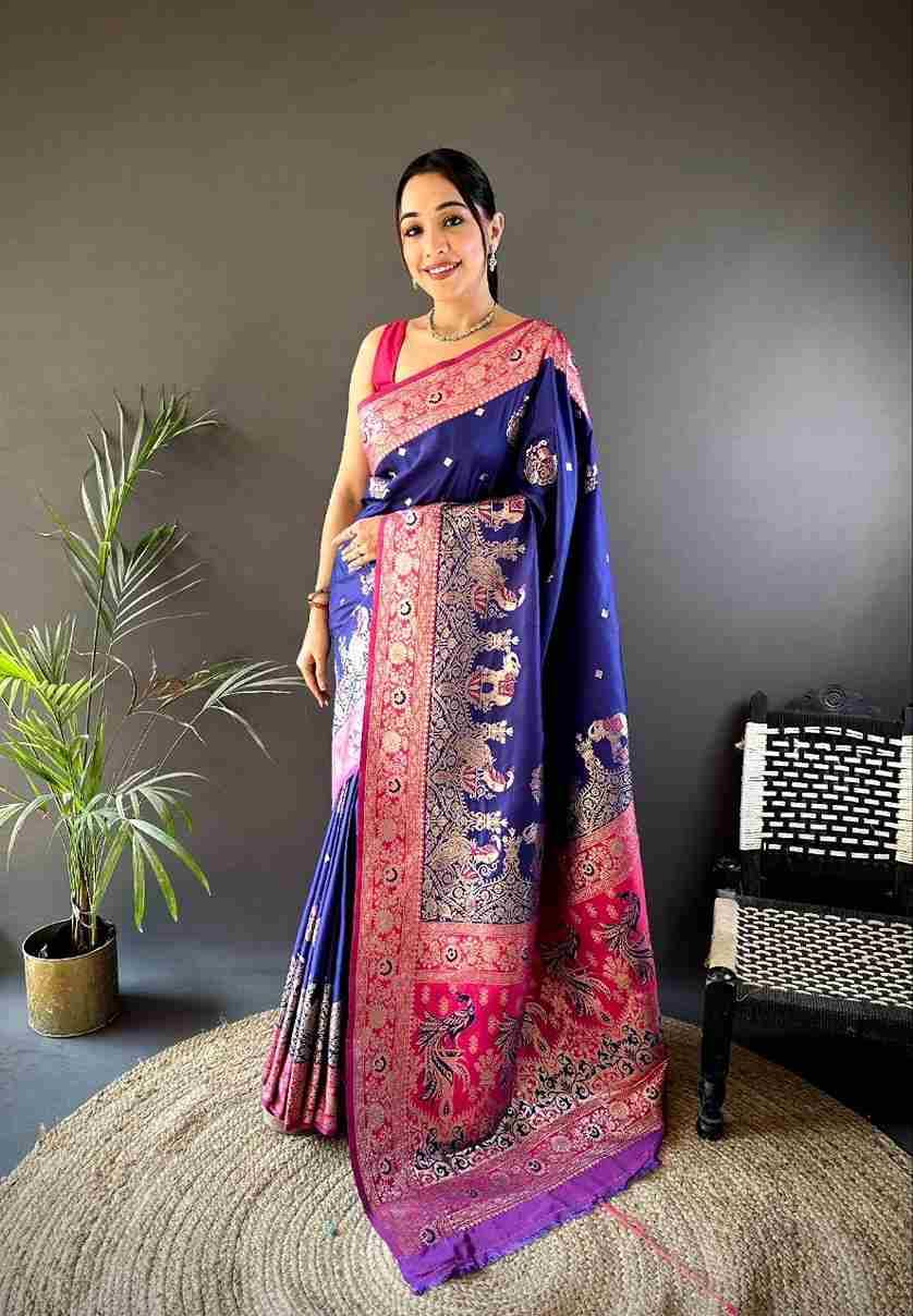 Mahant By PC 01 To 06 Series Indian Traditional Wear Collection Beautiful Stylish Fancy Colorful Party Wear & Occasional Wear Soft Banarasi Silk Sarees At Wholesale Price