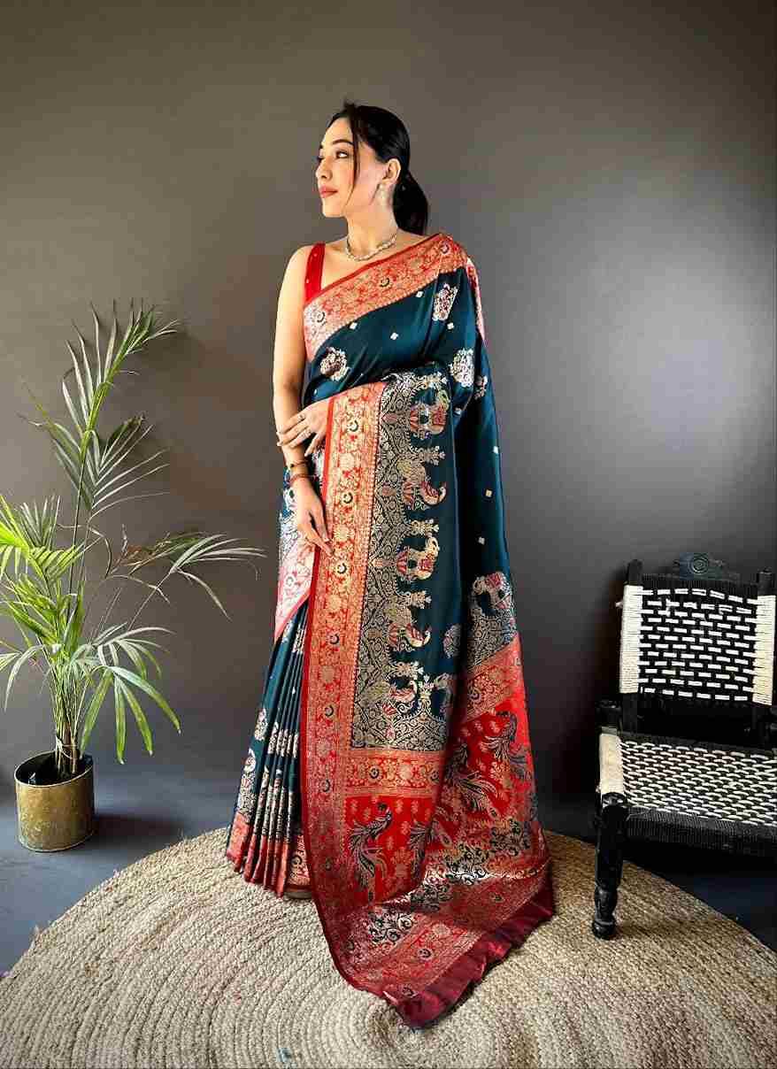 Mahant By PC 01 To 06 Series Indian Traditional Wear Collection Beautiful Stylish Fancy Colorful Party Wear & Occasional Wear Soft Banarasi Silk Sarees At Wholesale Price