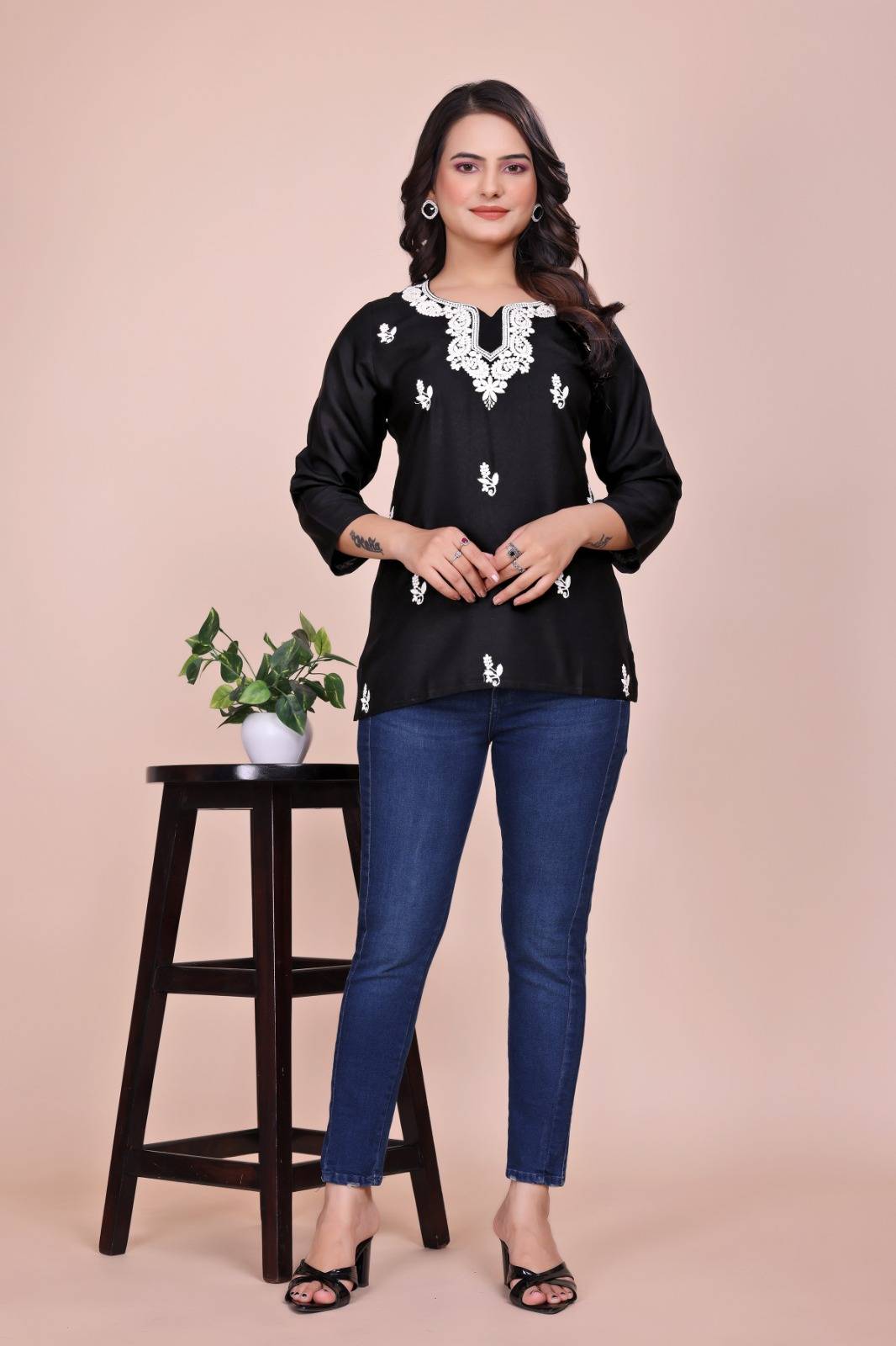 Dc-Tunic By Fashid Wholesale 01 To 07 Series Designer Stylish Fancy Colorful Beautiful Party Wear & Ethnic Wear Collection Viscose Rayon Kurtis At Wholesale Price