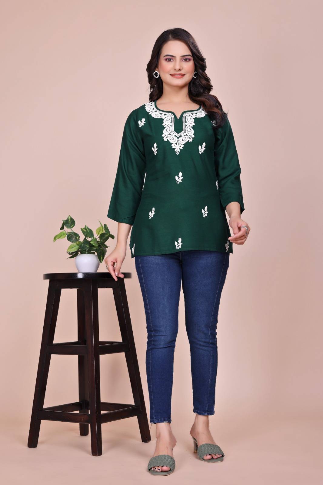 Dc-Tunic By Fashid Wholesale 01 To 07 Series Designer Stylish Fancy Colorful Beautiful Party Wear & Ethnic Wear Collection Viscose Rayon Kurtis At Wholesale Price