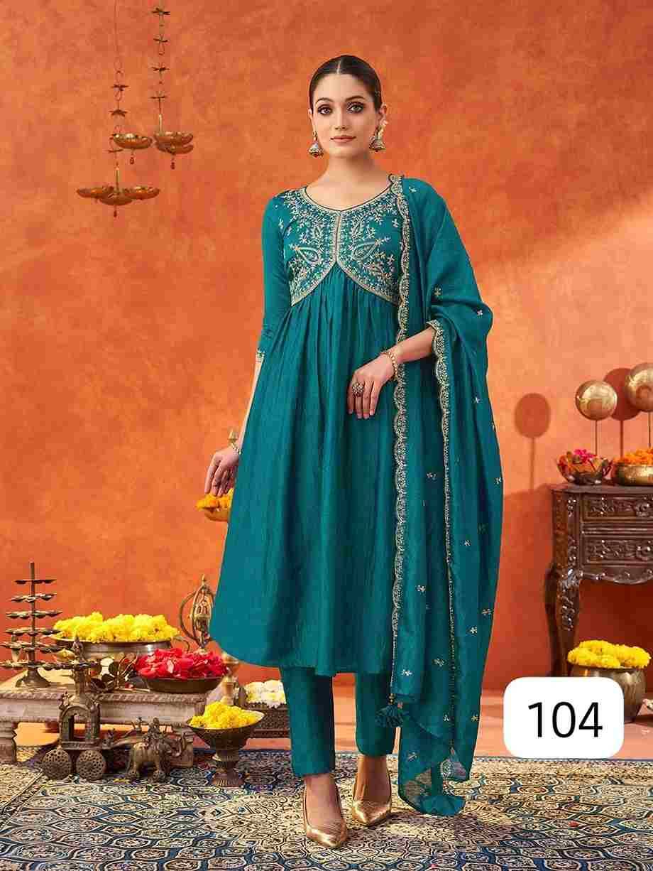 Nairobi By PC 101 To 105 Series Designer Festive Suits Collection Beautiful Stylish Fancy Colorful Party Wear & Occasional Wear Silk Dresses At Wholesale Price