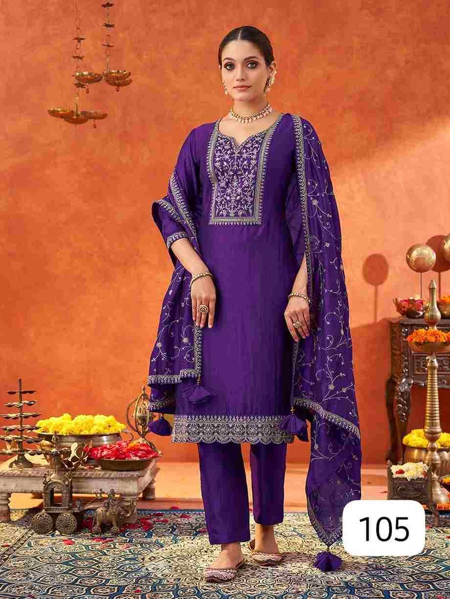 Nairobi By PC 101 To 105 Series Designer Festive Suits Collection Beautiful Stylish Fancy Colorful Party Wear & Occasional Wear Silk Dresses At Wholesale Price