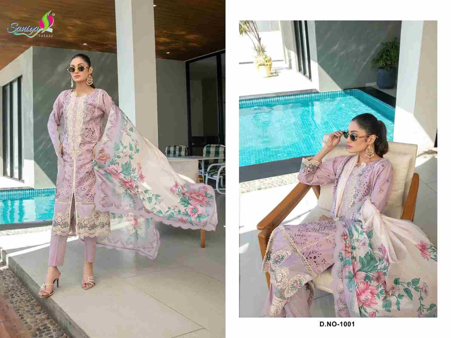 Tawakkal Nx Vol-1 By Saniya Trendz 1001 To 1003 Series Beautiful Stylish Pakistani Suits Fancy Colorful Casual Wear & Ethnic Wear & Ready To Wear Pure Cotton Embroidery Dresses At Wholesale Price